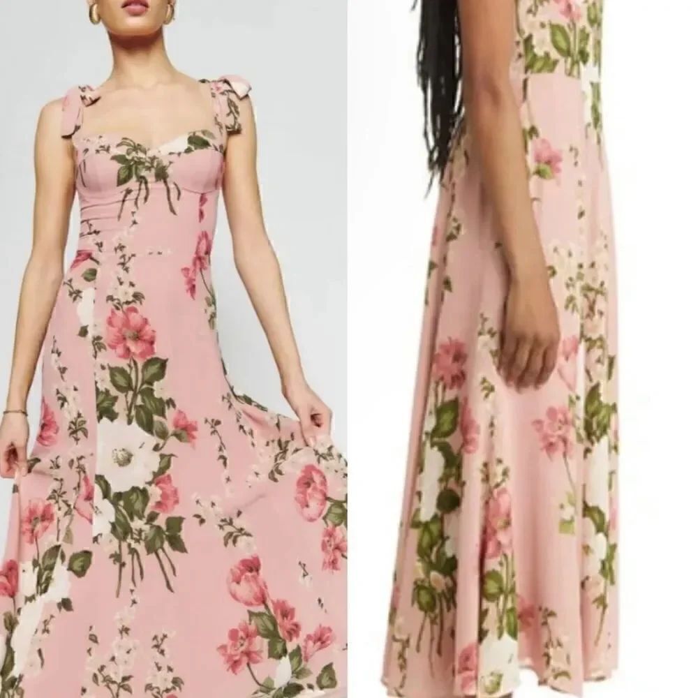 Reformation Nadira Dress Rose Garden
NWT $348